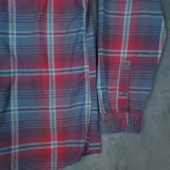 Eddie Bauer Shirt Travex Mens TXL Classic Fit Long Sleeve Button Up Plaid Casual - Picture 7 of 15